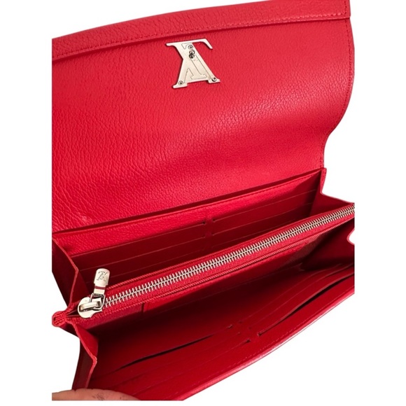 Louis Vuitton Portefeuille Lockme Long Leather Wallet, box and dust bag - Picture 7 of 13